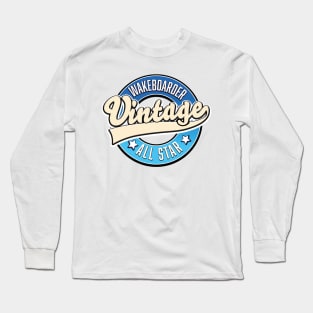 Wakeboarder Vintage All star Long Sleeve T-Shirt